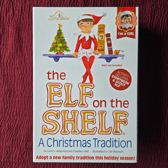 COPY - Elf on the Shelf Girl Doll and Book for a Childs Christmas Memories (NWT) - Picture 1 of 6